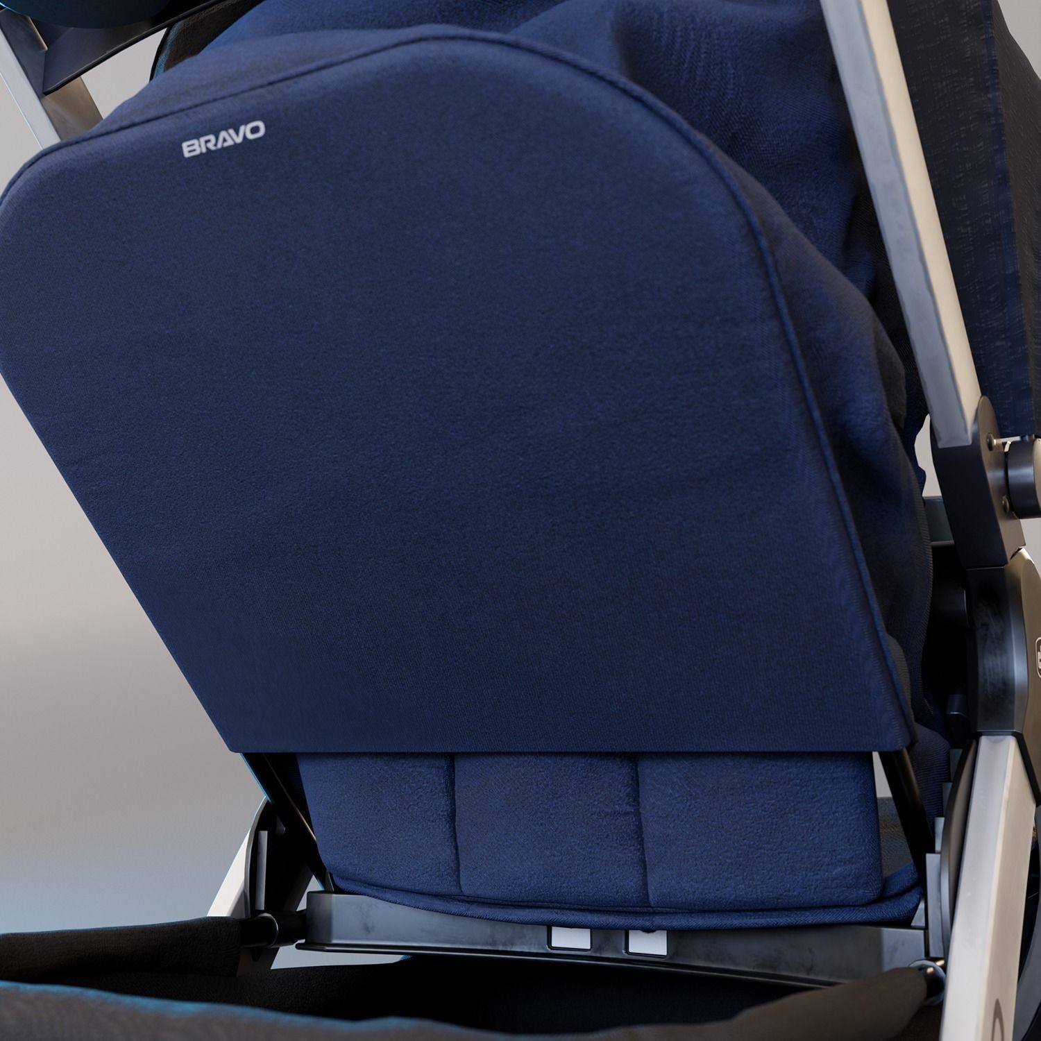 Bravo Baby Stroller - Low-Poly Game-Ready 3D Model - View 5