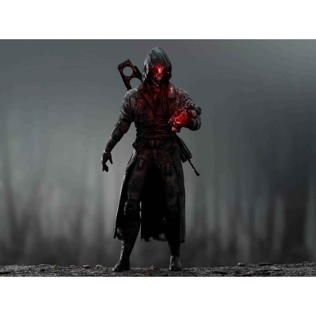 Sci-Fi Sniper Soldier 3D Model – Low-Poly Rigged Character, FBX, OBJ - View 5