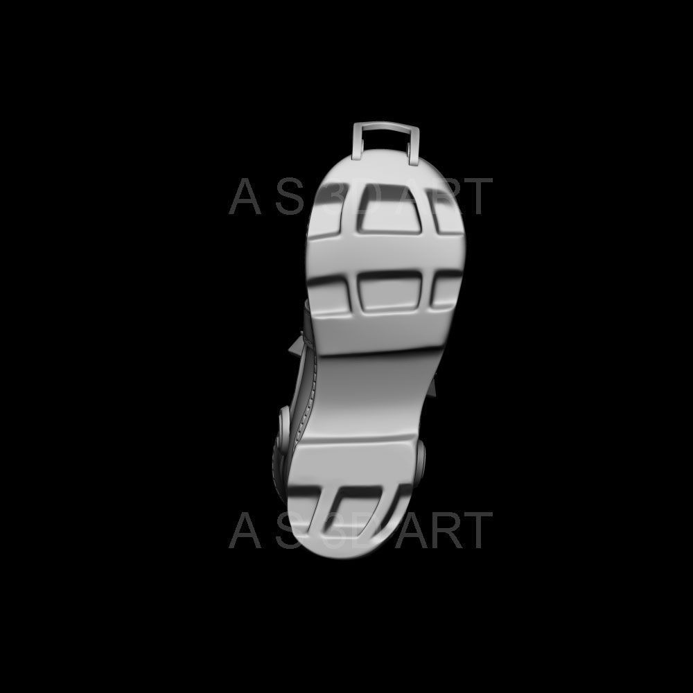 Sci-Fi Boots 3D Model – High Poly ZBrush Character Asset, FBX - View 9