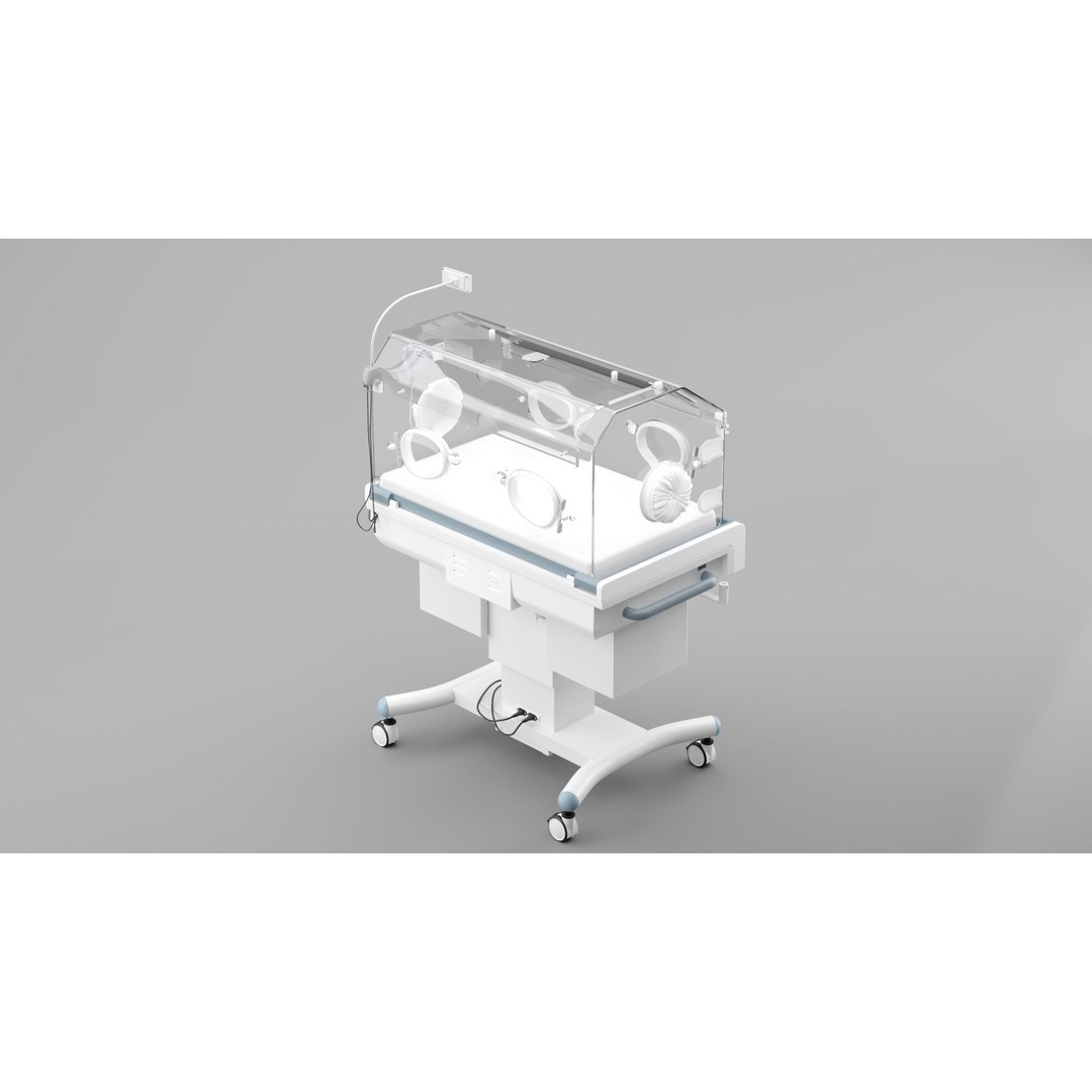 Newborn Incubator 3D Model – Fully Textured, Corona Renderer Compatible - View 11