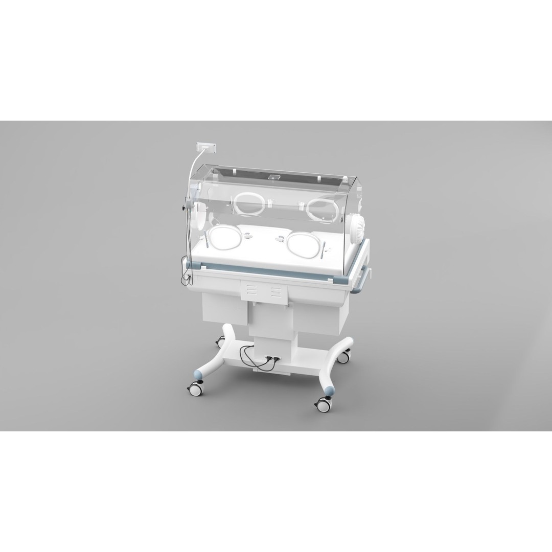 Newborn Incubator 3D Model – Fully Textured, Corona Renderer Compatible - View 12