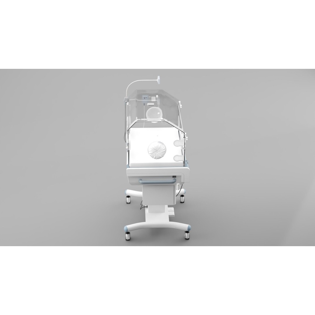 Newborn Incubator 3D Model – Fully Textured, Corona Renderer Compatible - View 9
