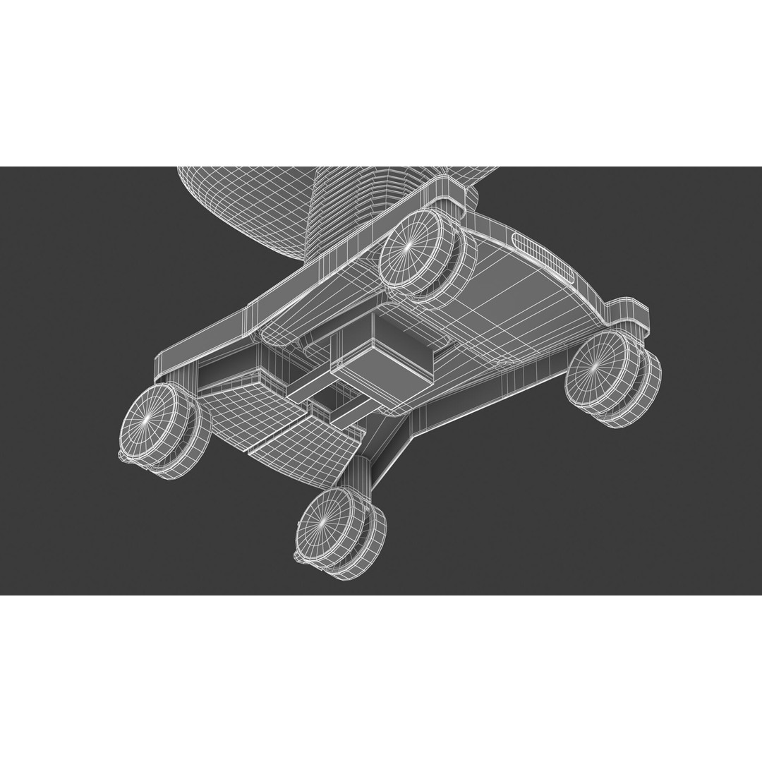 Medical Baby Crib 3D Model – High Quality PBR Asset, FBX & OBJ