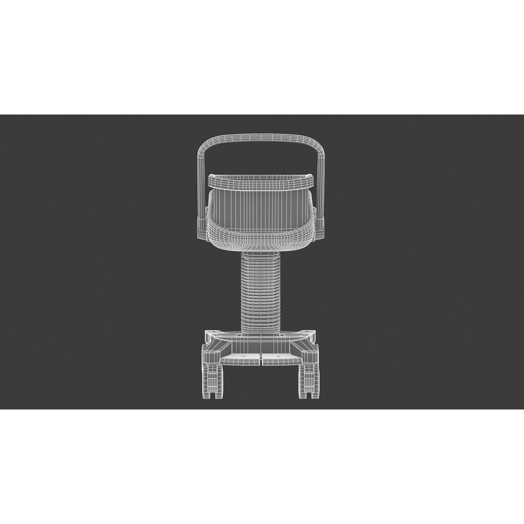 Medical Baby Crib 3D Model – High Quality PBR Asset, FBX & OBJ - View 27
