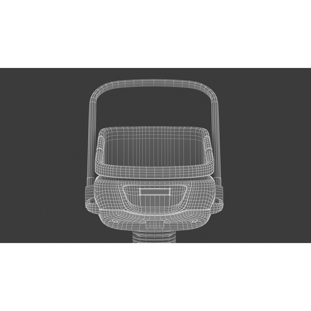 Medical Baby Crib 3D Model – High Quality PBR Asset, FBX & OBJ - View 33