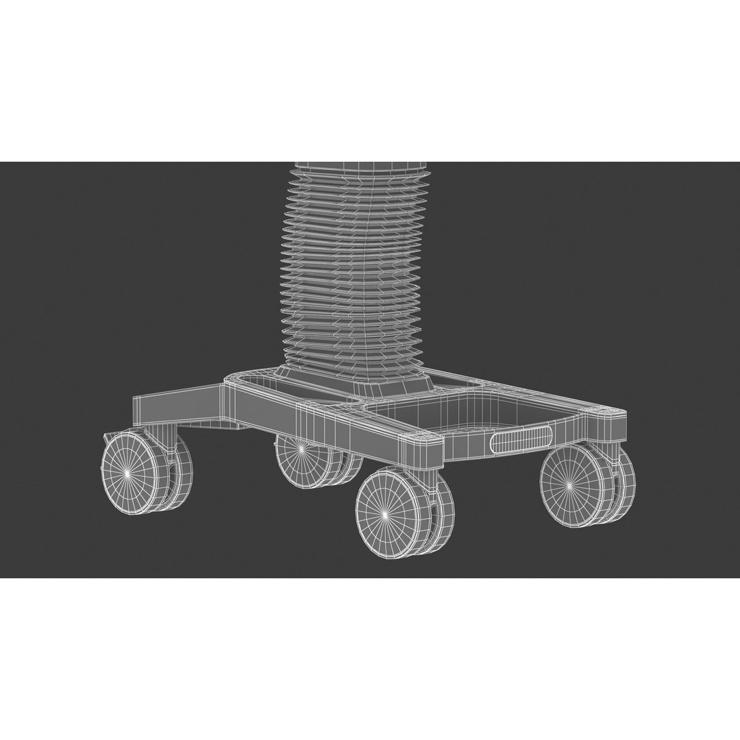 Medical Baby Crib 3D Model – High Quality PBR Asset, FBX & OBJ - View 34
