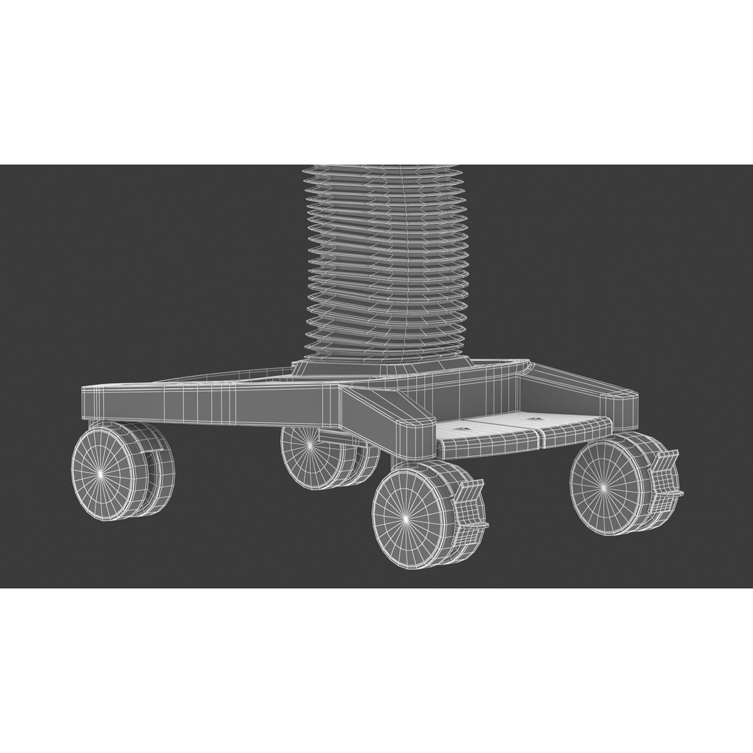 Medical Baby Crib 3D Model – High Quality PBR Asset, FBX & OBJ - View 38