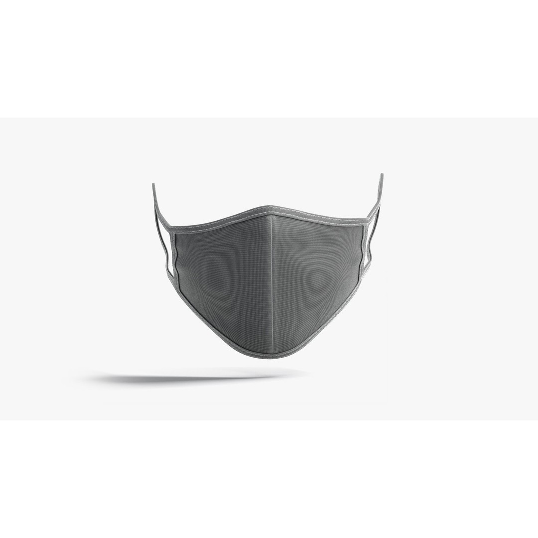 Fabric Face Mask 3D Model – Low Poly Medical Asset, FBX, OBJ, PBR