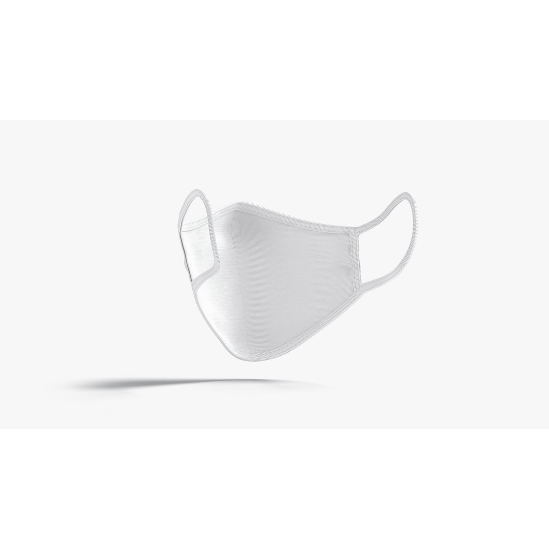Fabric Face Mask 3D Model – Low Poly Medical Asset, FBX, OBJ, PBR - View 6