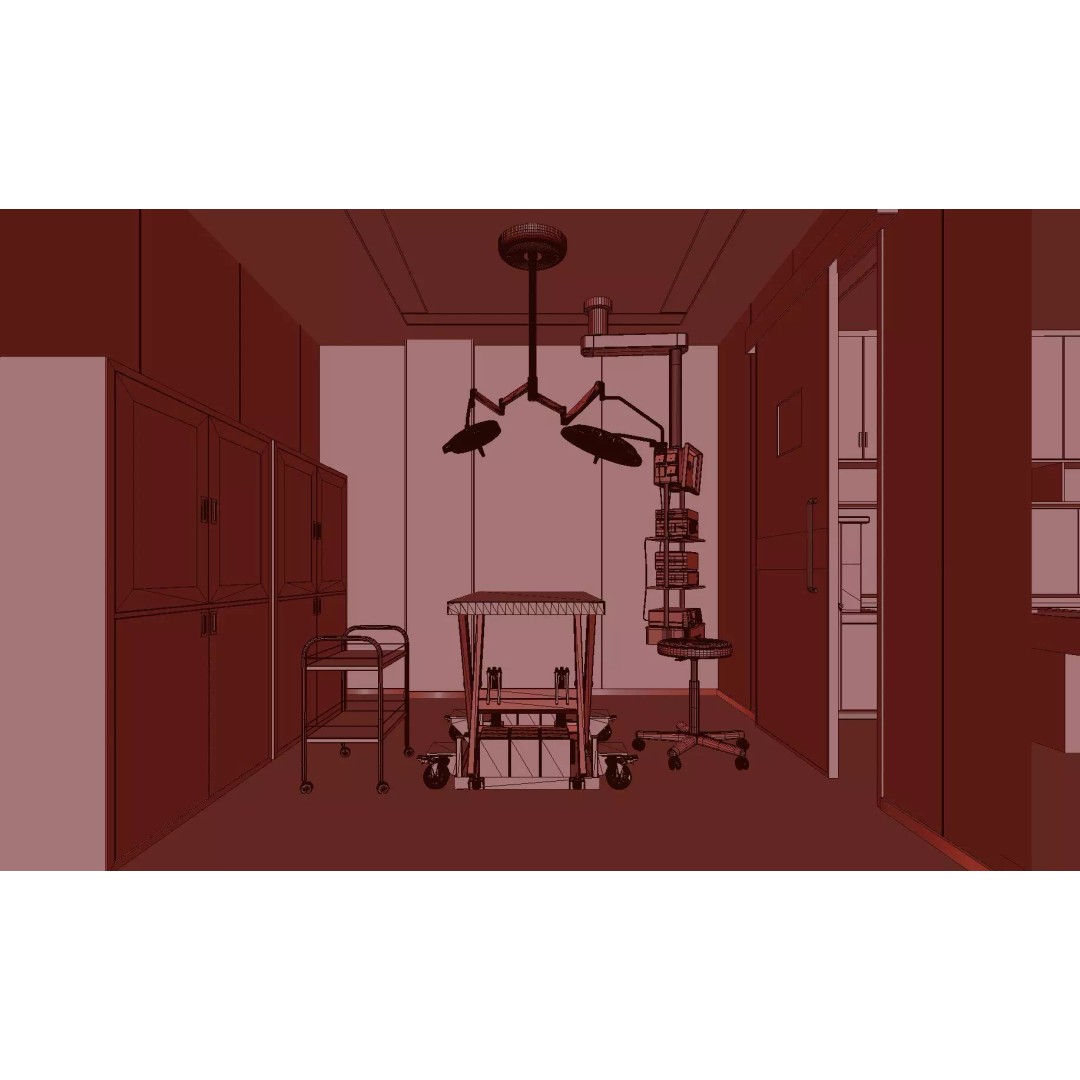 Veterinary Clinic 3D Model – Detailed Interior Asset, FBX, OBJ, PBR - View 7