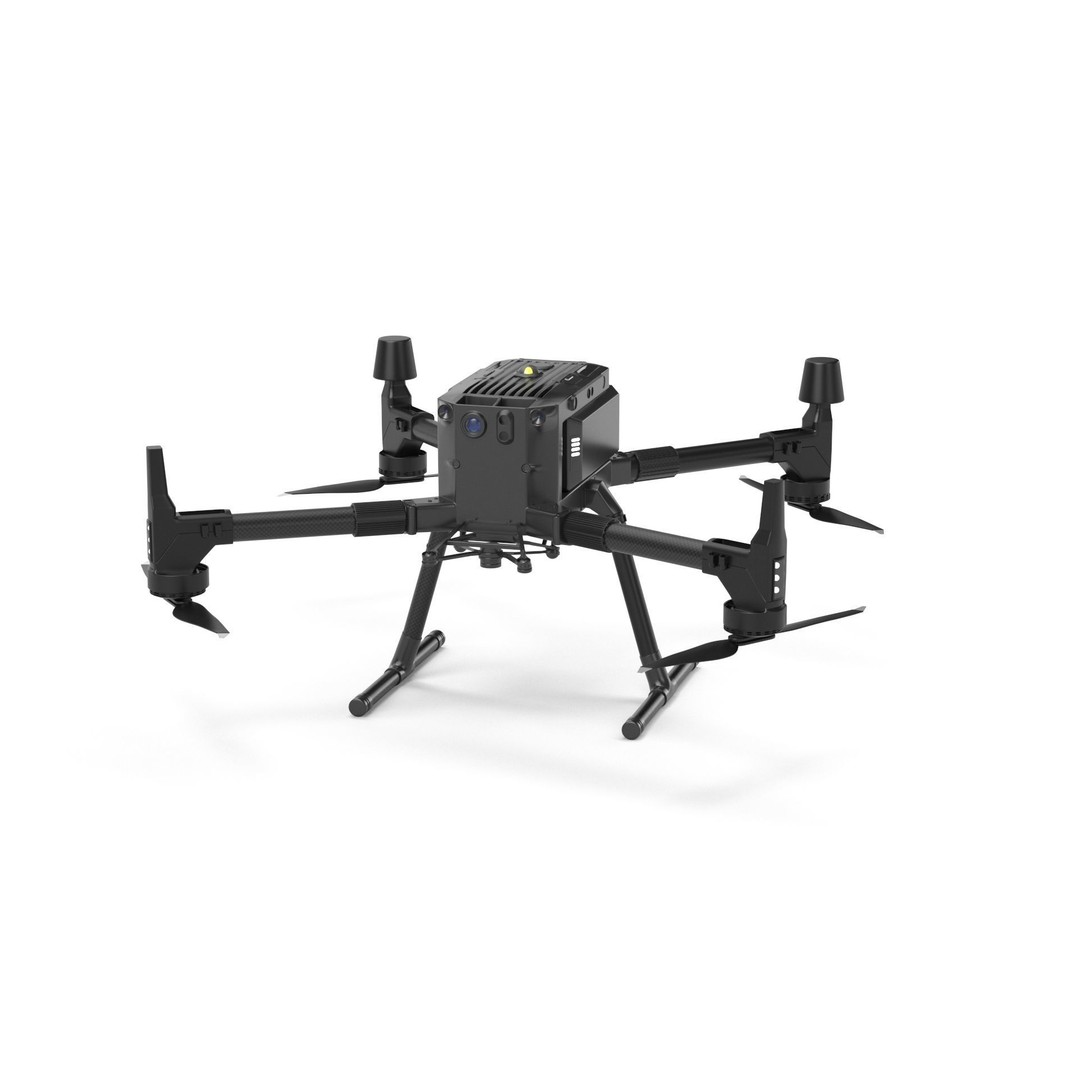 DJI Matrice 300 RTK Quadcopter Drone 3D Model – High Poly PBR Asset, FBX, OBJ - View 21