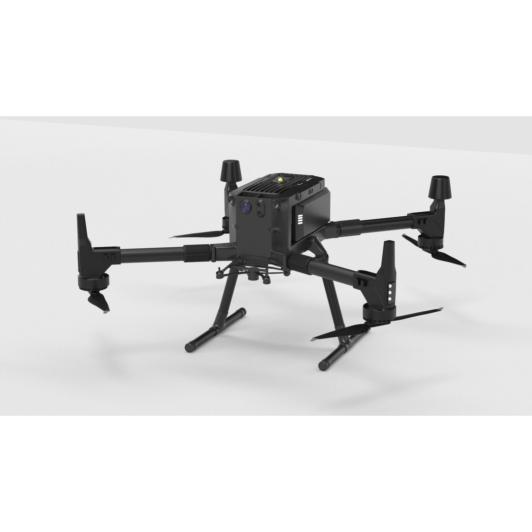 DJI Matrice 300 RTK Quadcopter Drone 3D Model – High Poly PBR Asset, FBX, OBJ - View 3