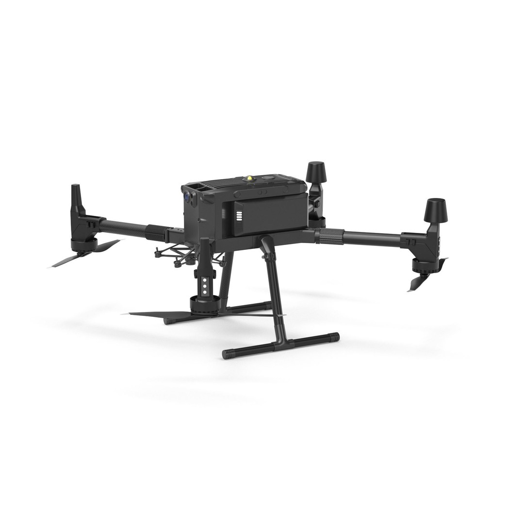 DJI Matrice 300 RTK Quadcopter Drone 3D Model – High Poly PBR Asset, FBX, OBJ - View 34