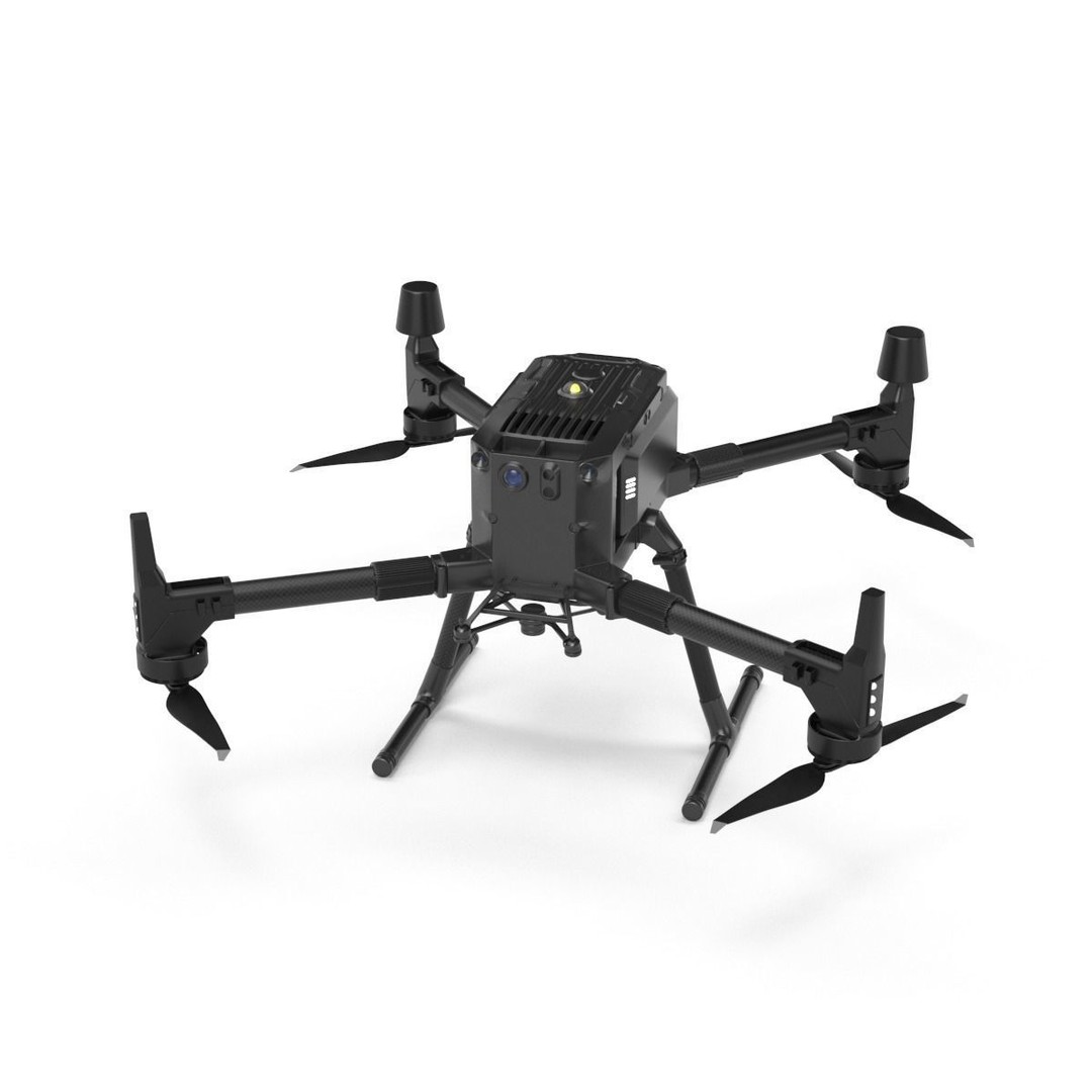DJI Matrice 300 RTK Quadcopter Drone 3D Model – High Poly PBR Asset, FBX, OBJ - View 37
