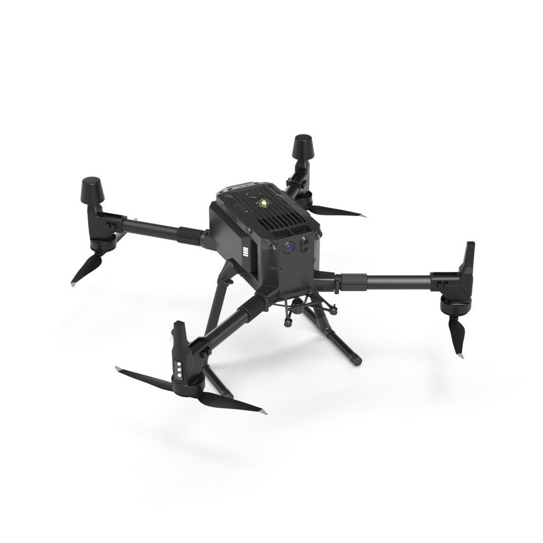 DJI Matrice 300 RTK Quadcopter Drone 3D Model – High Poly PBR Asset, FBX, OBJ - View 39
