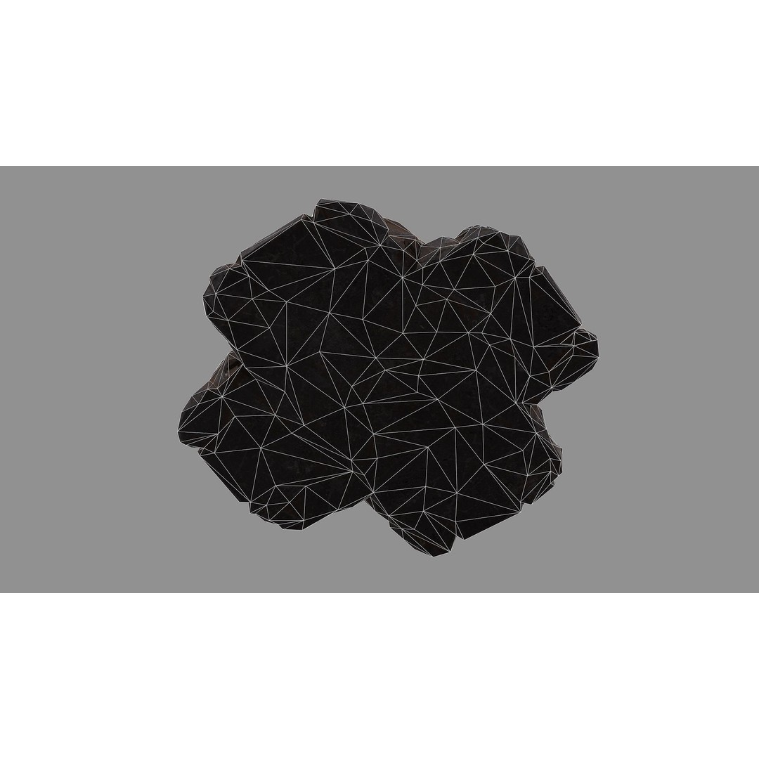 Staris Rock 3D Model – Low Poly PBR Landscape Asset, FBX/OBJ