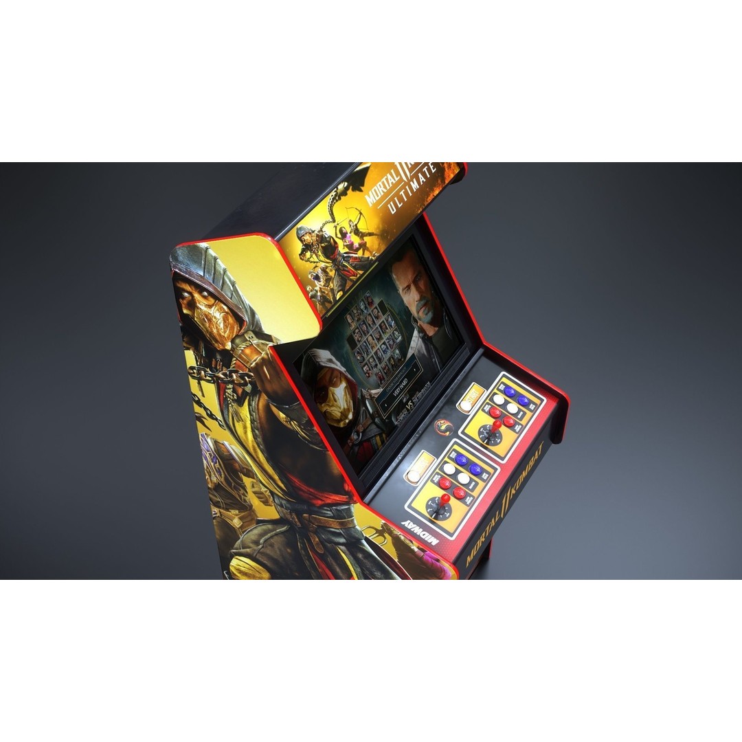 Arcade Game Machine 3D Model – Low Poly Game Asset, FBX, PBR - View 12