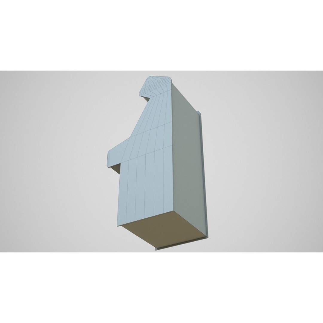 Arcade Game Machine 3D Model – Low Poly Game Asset, FBX, PBR - View 21
