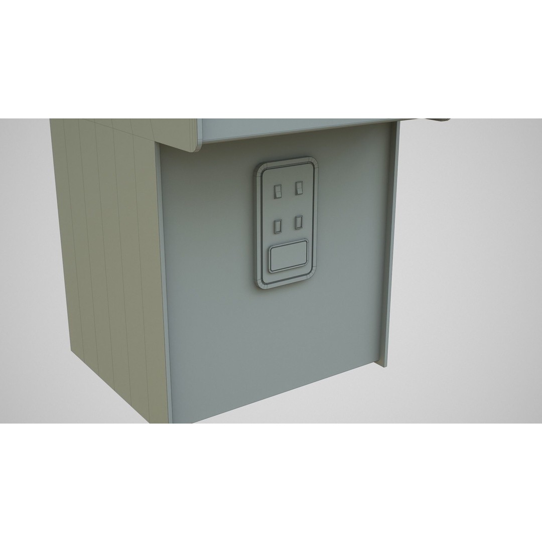 Arcade Game Machine 3D Model – Low Poly Game Asset, FBX, PBR - View 23