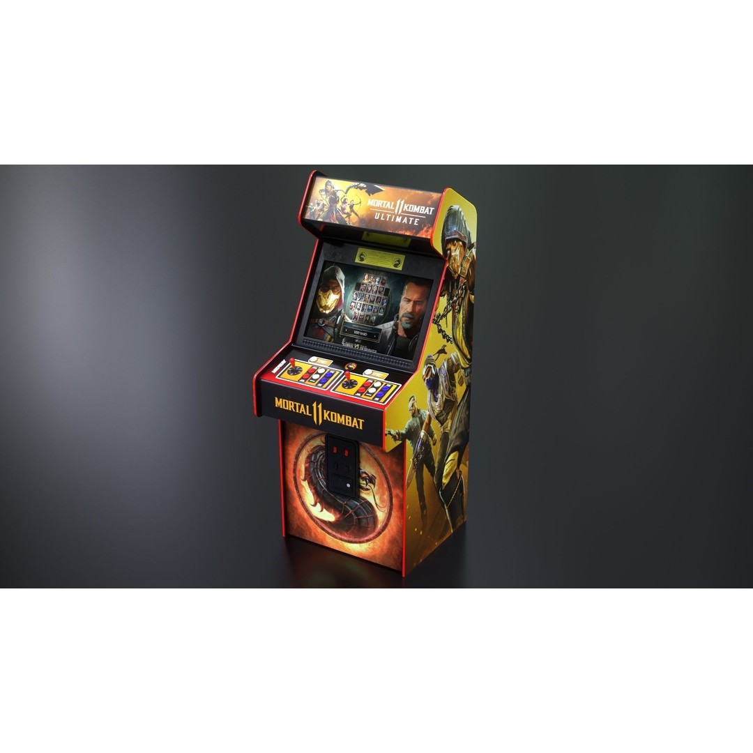 Arcade Game Machine 3D Model – Low Poly Game Asset, FBX, PBR - View 5