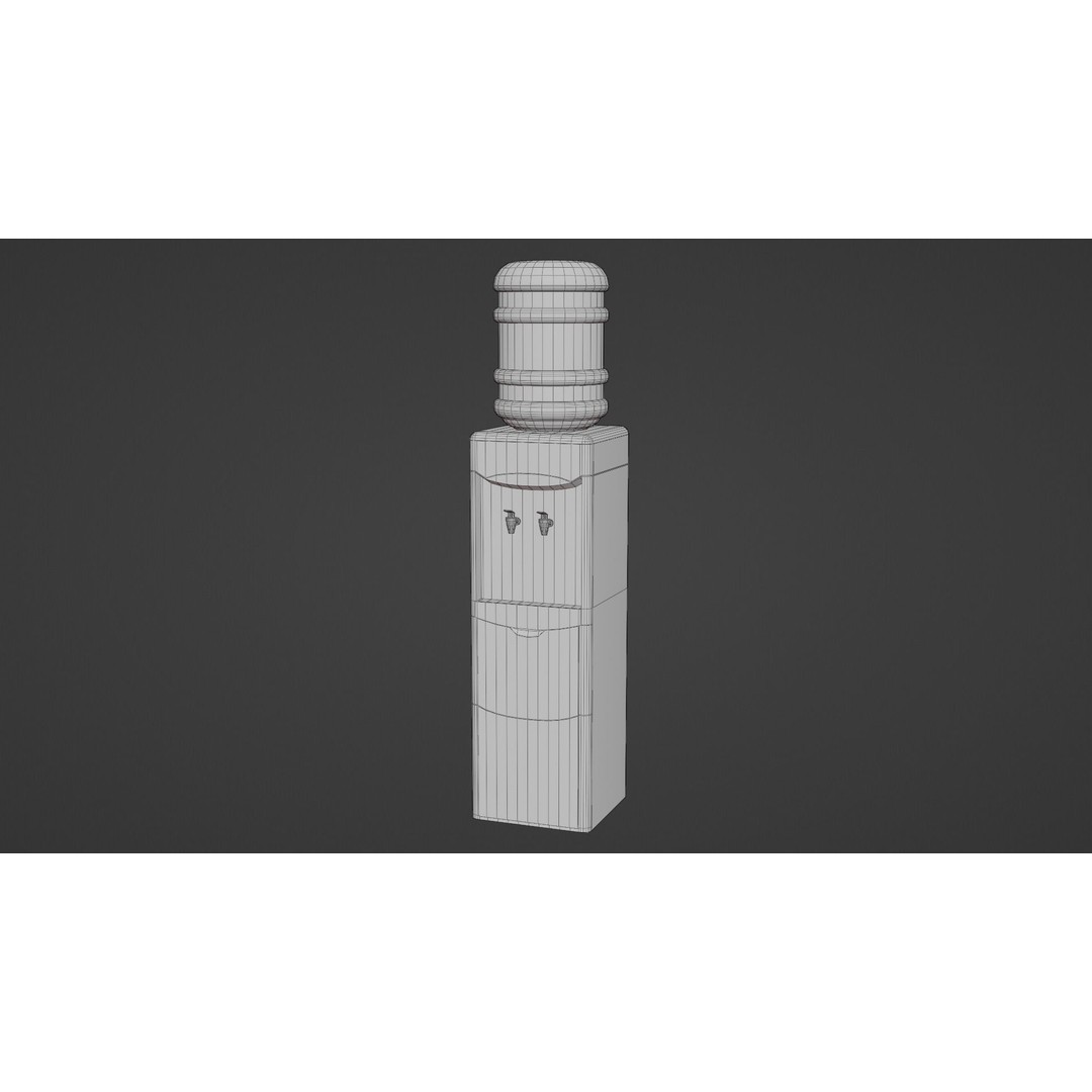 Hospital Corridor 3D Model – Low Poly Game Asset, FBX, Blender - View 23
