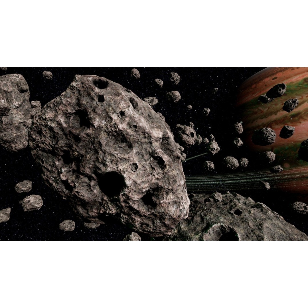 Asteroid Mega Pack 3D Model – Low Poly Game Asset, FBX, PBR - View 10