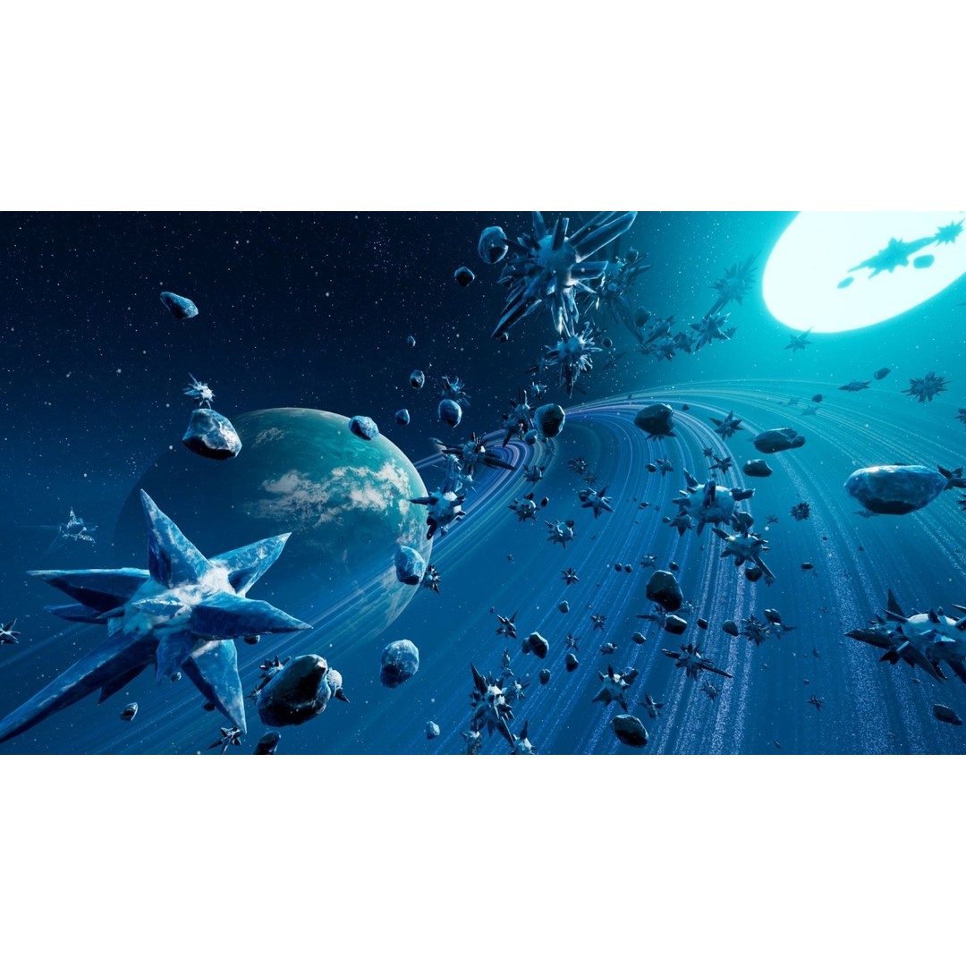 Asteroid Mega Pack 3D Model – Low Poly Game Asset, FBX, PBR - View 11