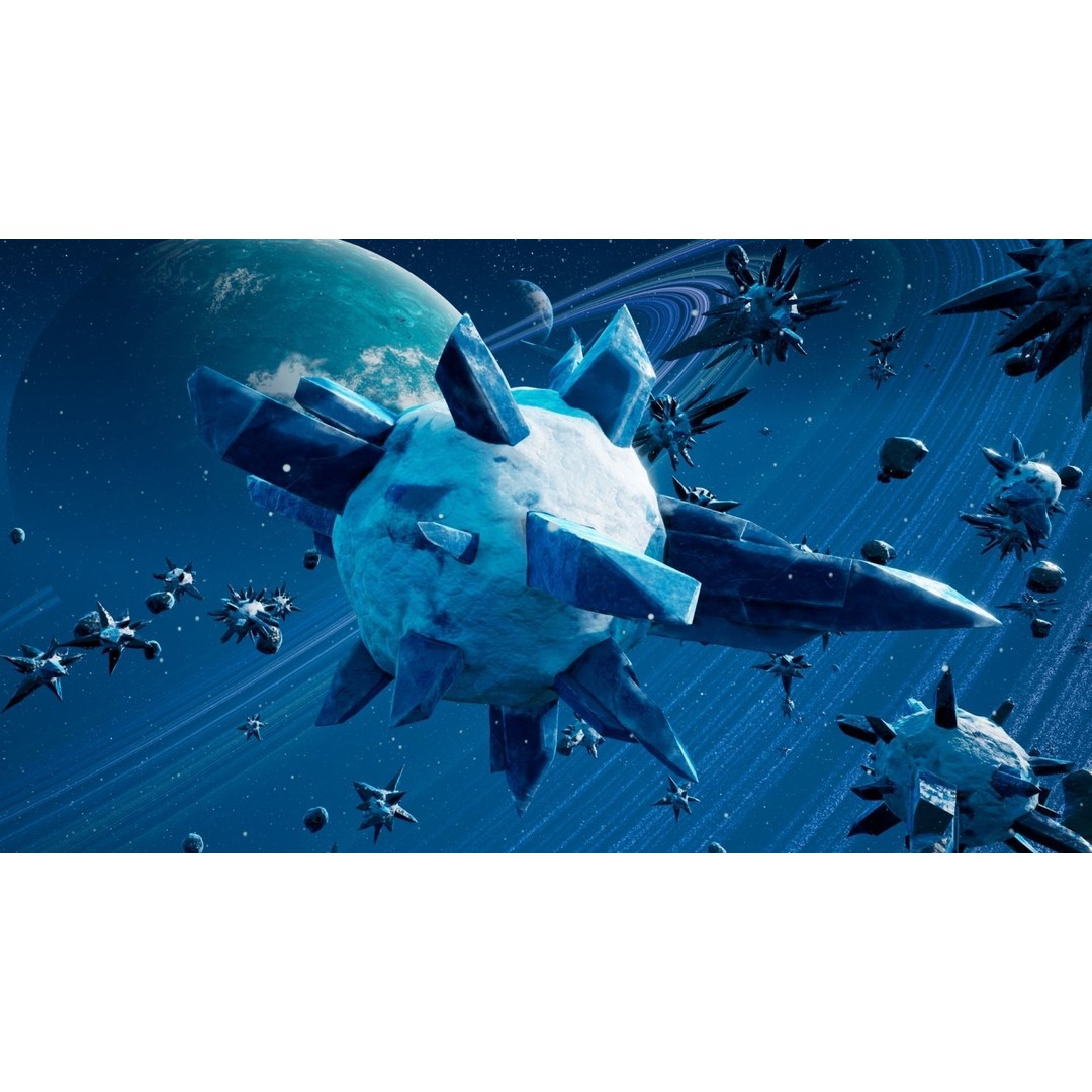 Asteroid Mega Pack 3D Model – Low Poly Game Asset, FBX, PBR - View 12