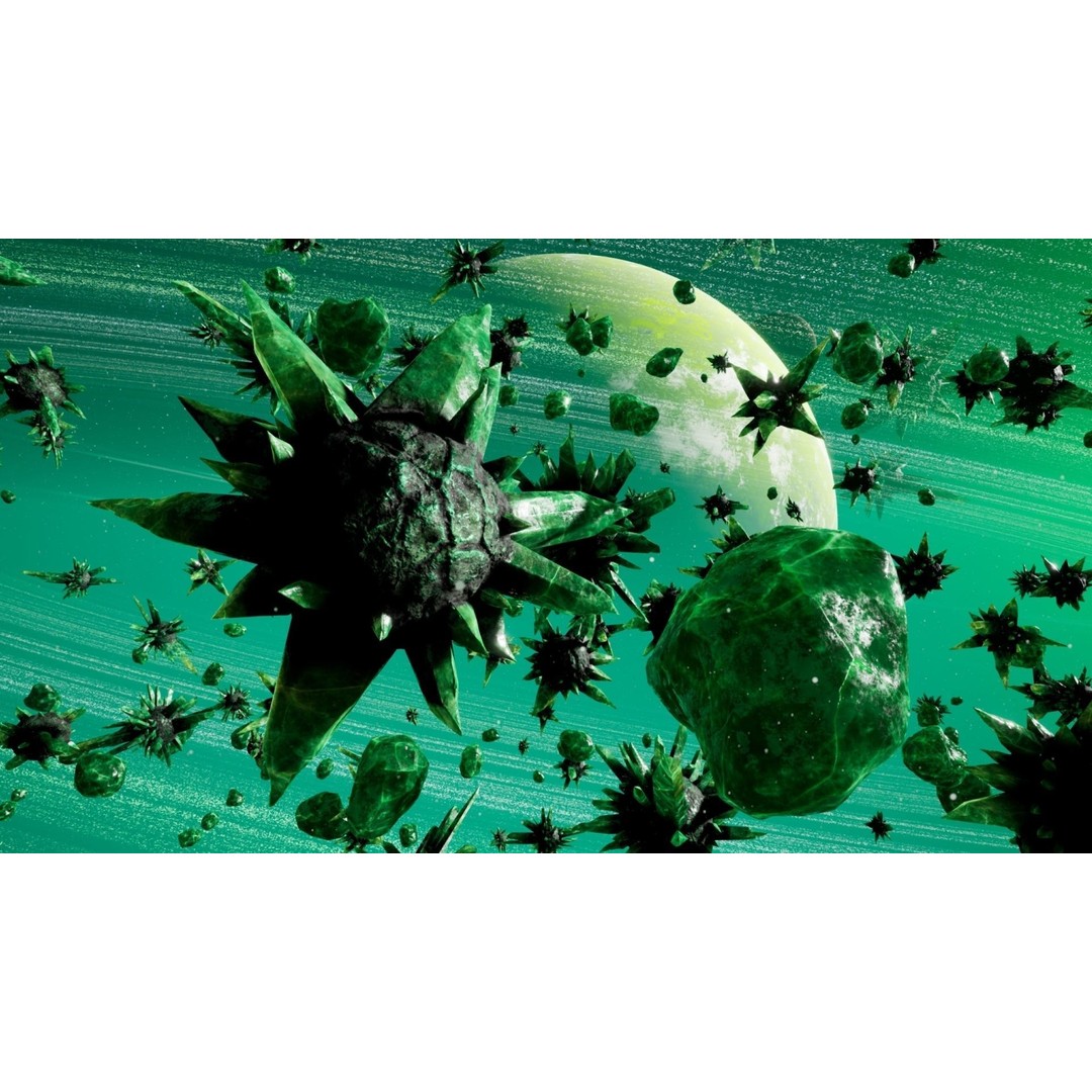 Asteroid Mega Pack 3D Model – Low Poly Game Asset, FBX, PBR - View 13