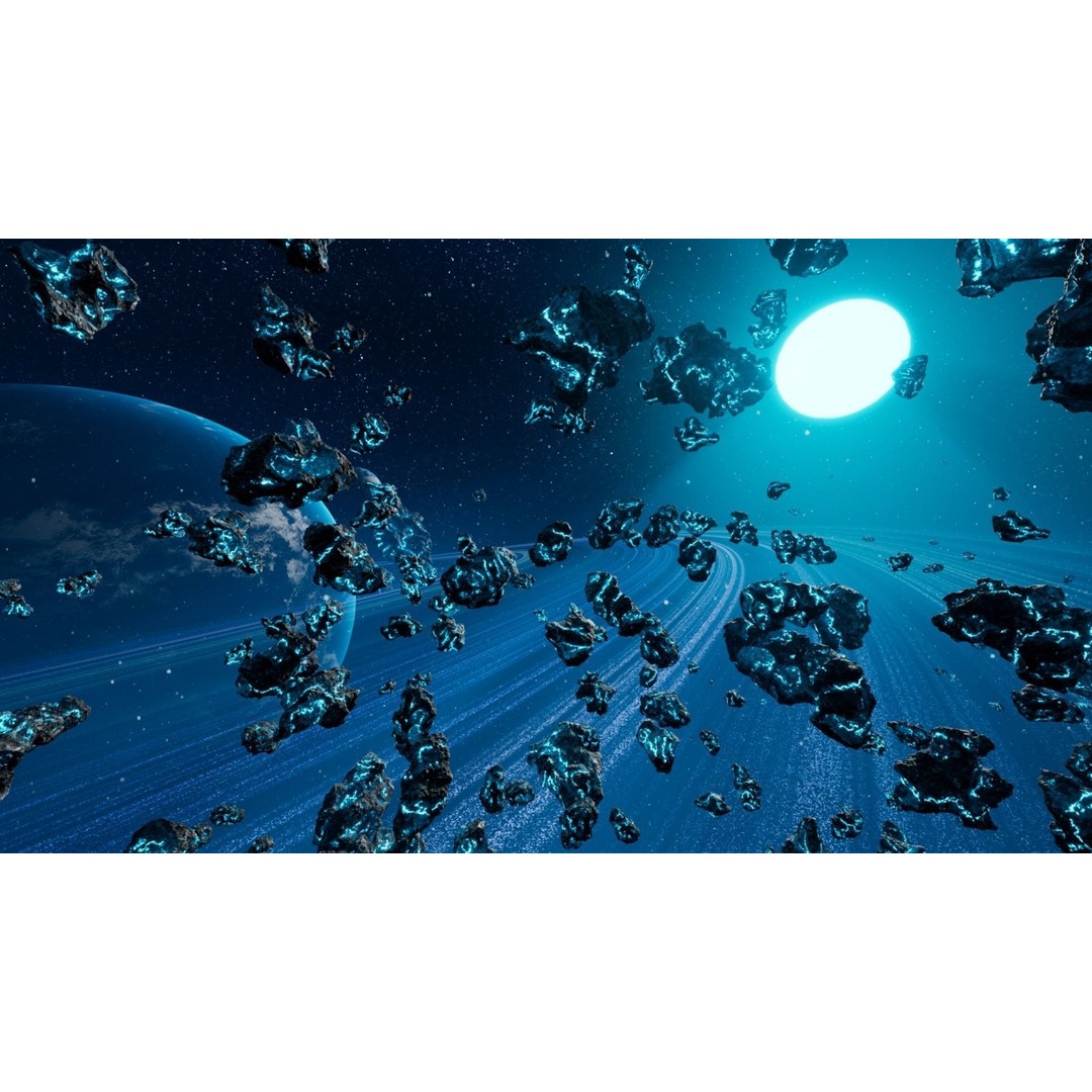 Asteroid Mega Pack 3D Model – Low Poly Game Asset, FBX, PBR - View 14