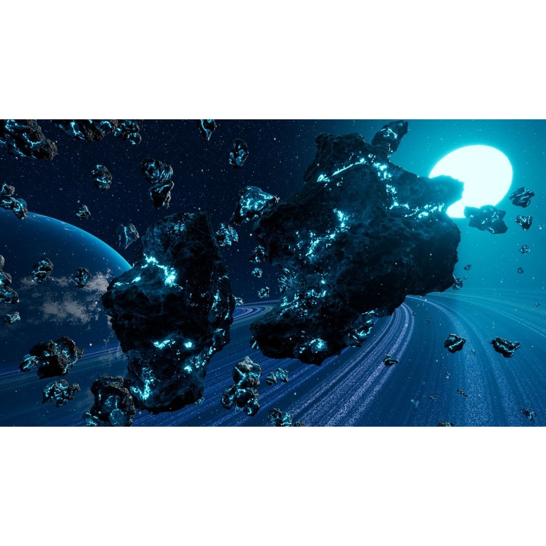Asteroid Mega Pack 3D Model – Low Poly Game Asset, FBX, PBR - View 15