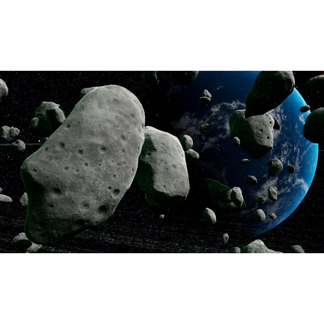 Asteroid Mega Pack 3D Model – Low Poly Game Asset, FBX, PBR - View 8