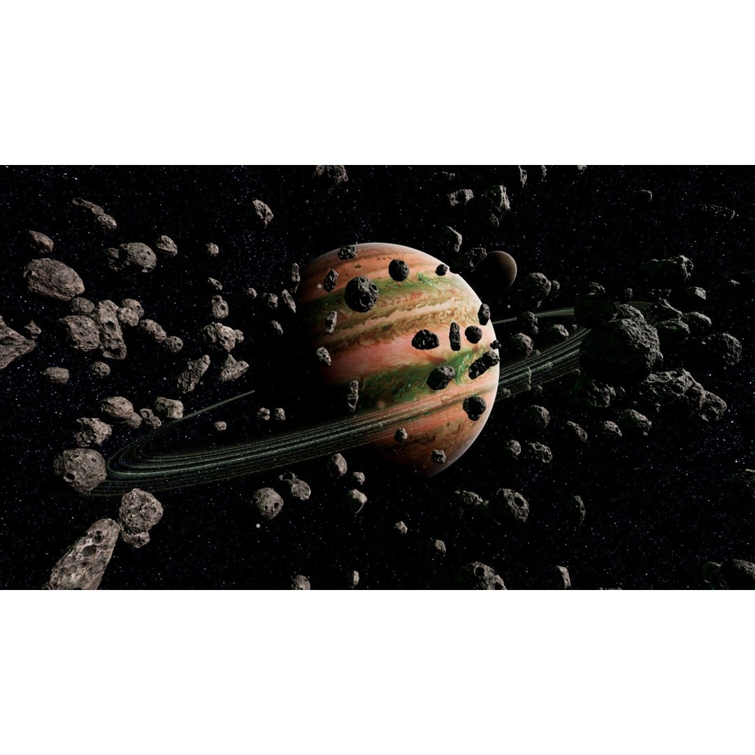 Asteroid Mega Pack 3D Model – Low Poly Game Asset, FBX, PBR - View 9