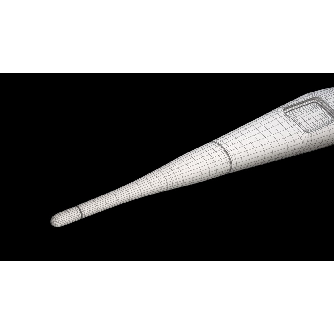 ProMed Digital Thermometer 3D Model – High Poly PBR Asset, FBX/OBJ - View 10