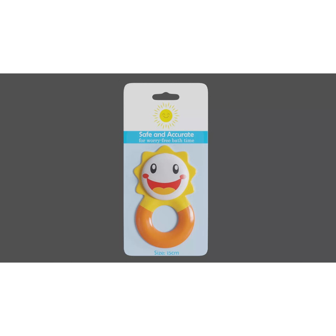 Baby Bath Thermometer 3D Model – Low Poly Game Asset, FBX - View 2