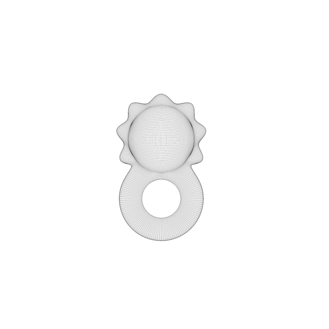 Baby Bath Thermometer 3D Model – Low Poly Game Asset, FBX - View 9
