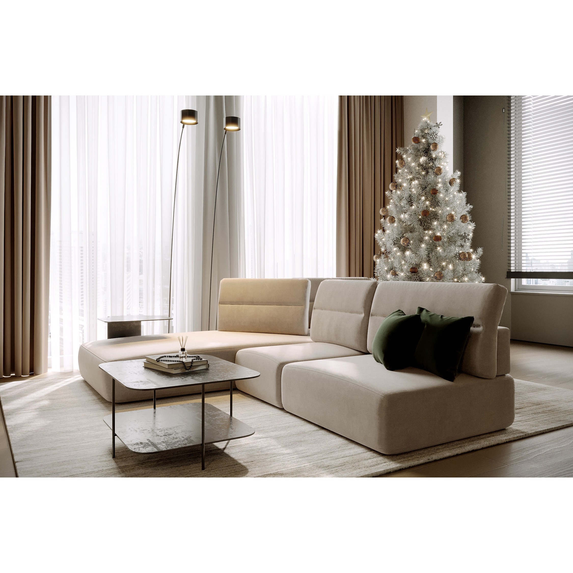 Modern Interior Scene - Game-Ready 3D Model
