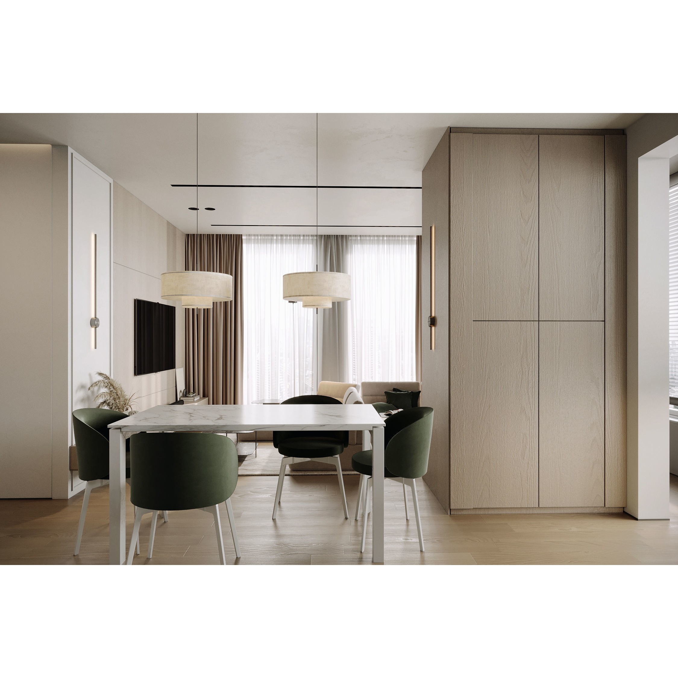 Modern Interior Scene - Game-Ready 3D Model - View 12