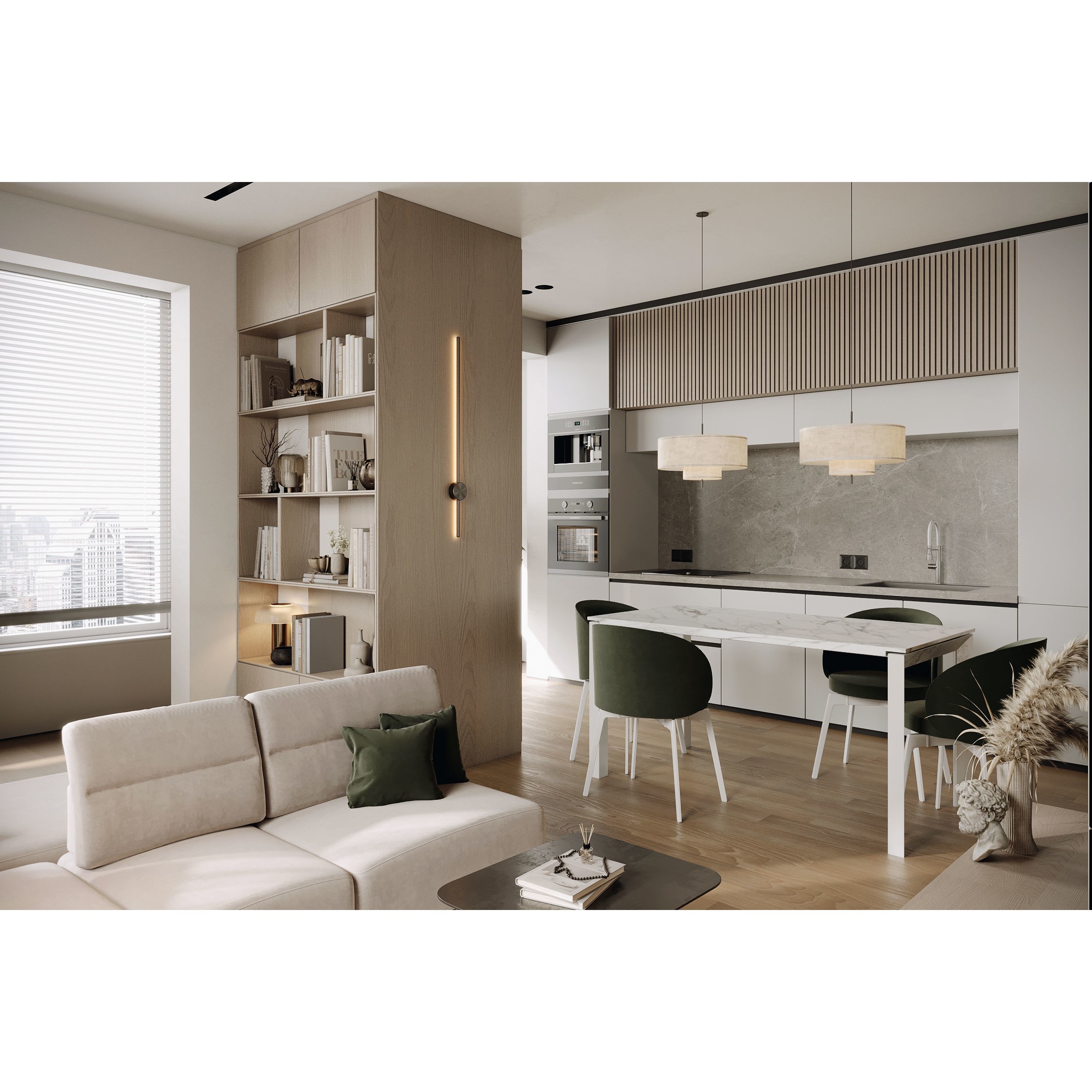 Modern Interior Scene - Game-Ready 3D Model - View 3