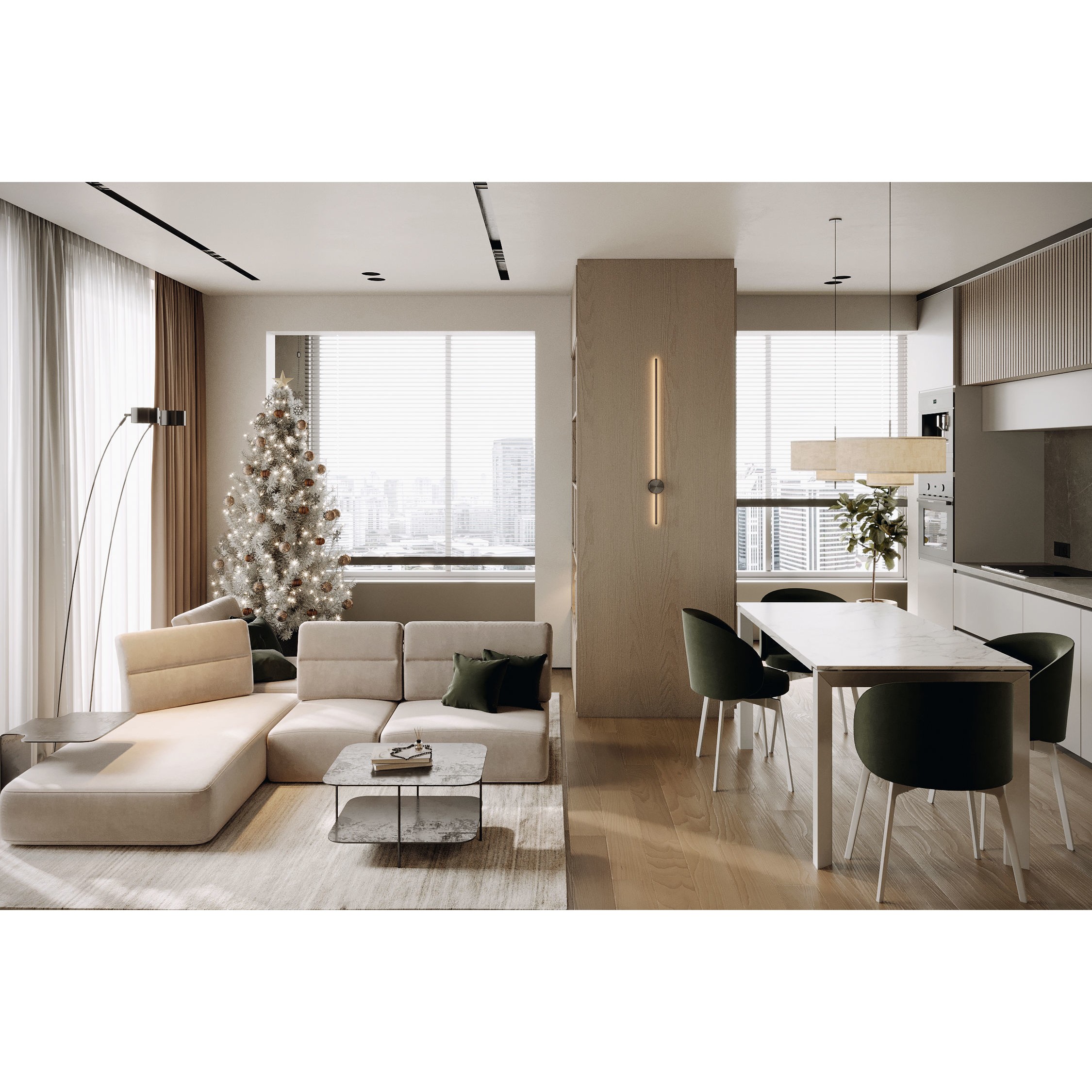 Modern Interior Scene - Game-Ready 3D Model - View 5