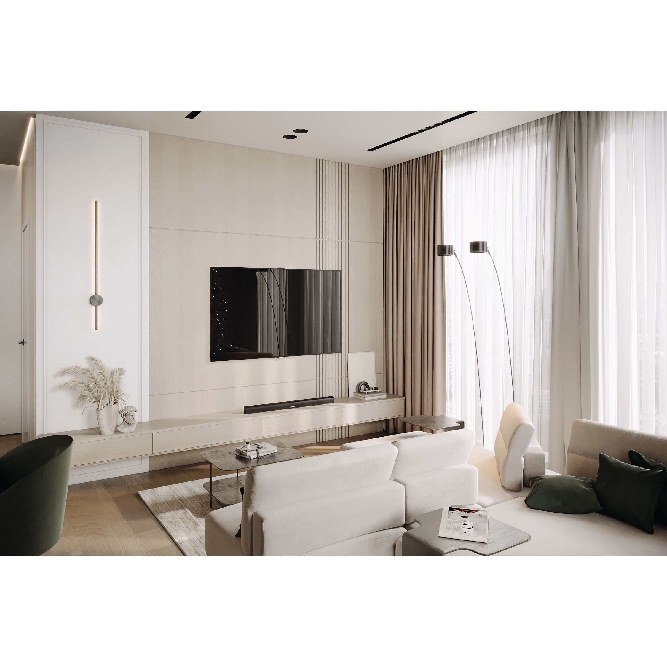Modern Interior Scene - Game-Ready 3D Model - View 7