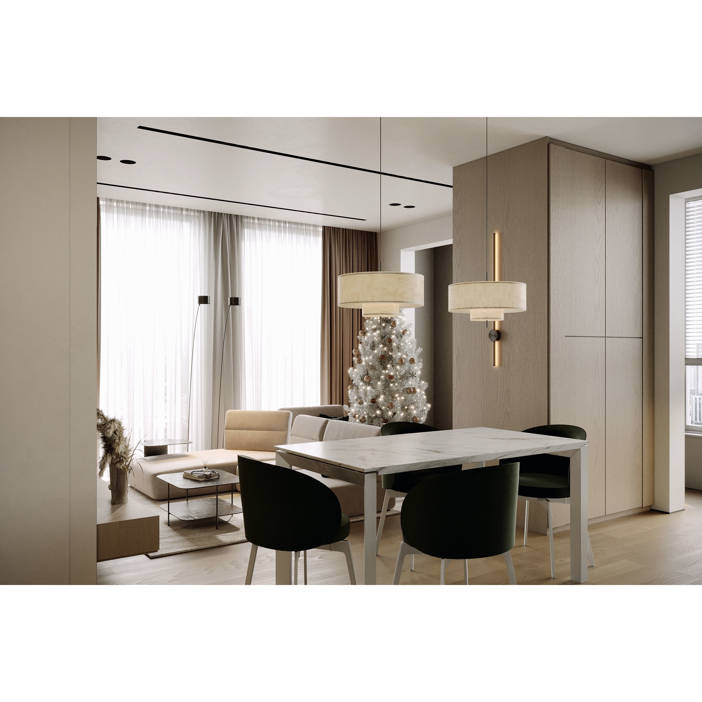 Modern Interior Scene - Game-Ready 3D Model - View 8