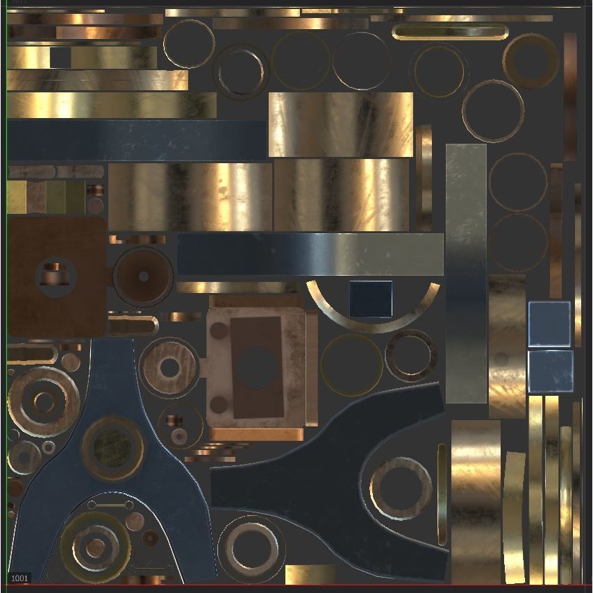 Stylized Microscope 3D Model – Low Poly Game Asset, FBX, OBJ, Blender - View 16