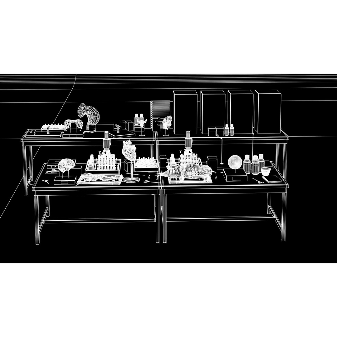 Biological Specimen Laboratory Equipment 3D Model – PBR Textured, FBX