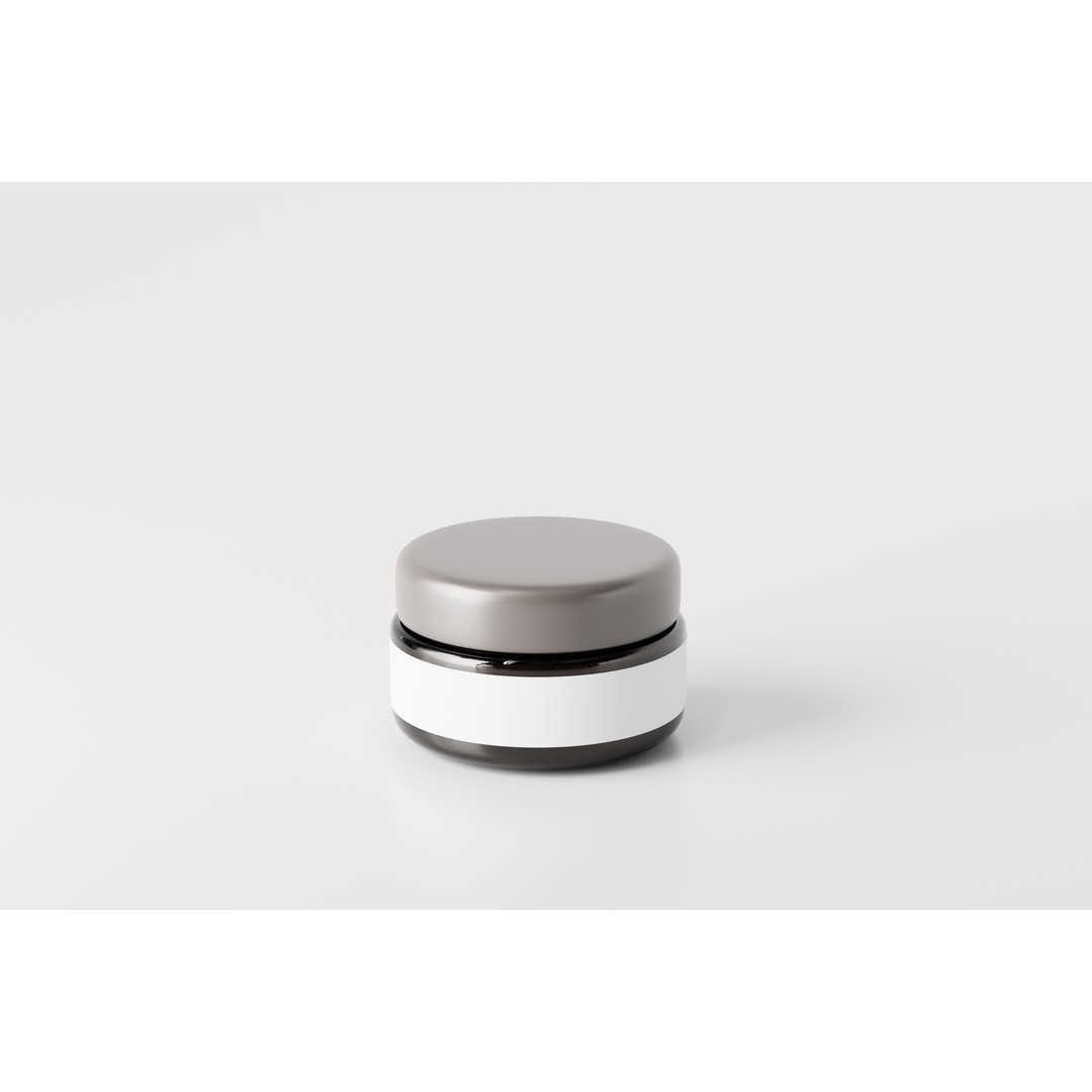 Cosmetic Glass Jar 3D Model – Low Poly PBR Asset, FBX & OBJ Formats - View 5