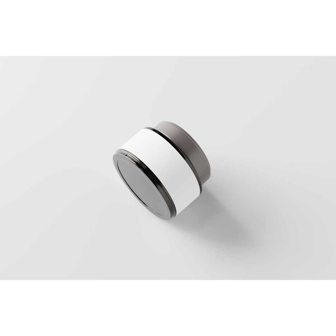 Cosmetic Glass Jar 3D Model – Low Poly PBR Asset, FBX & OBJ Formats - View 8