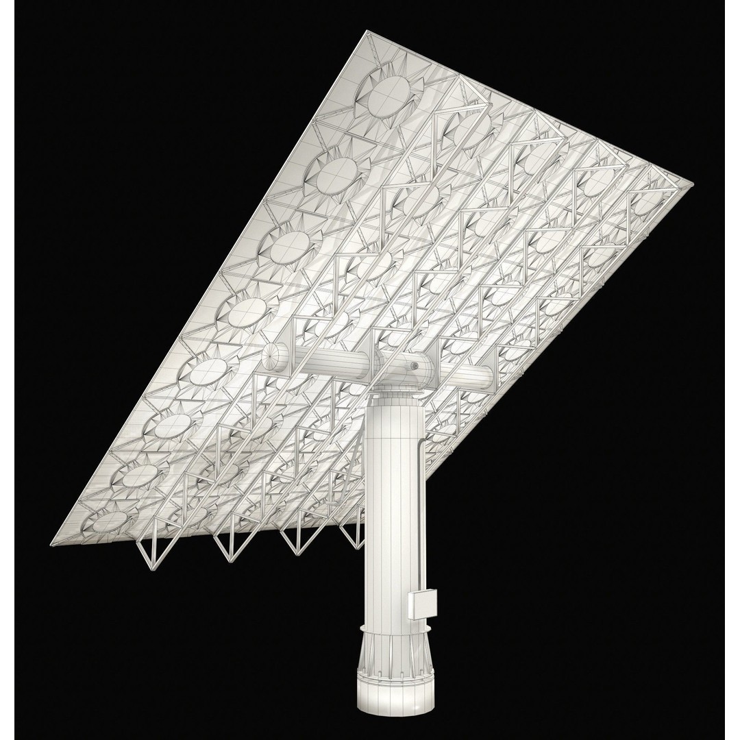 Solar Panel 3D Model – Low Poly Game Asset, PBR Textures, FBX