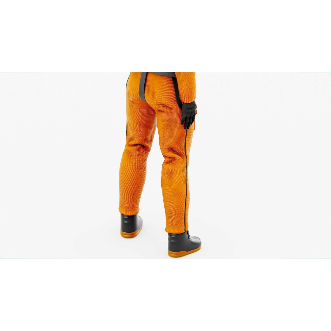 Mars Colony Astronaut 3D Model – Rigged Game Asset, FBX, Blender - View 30