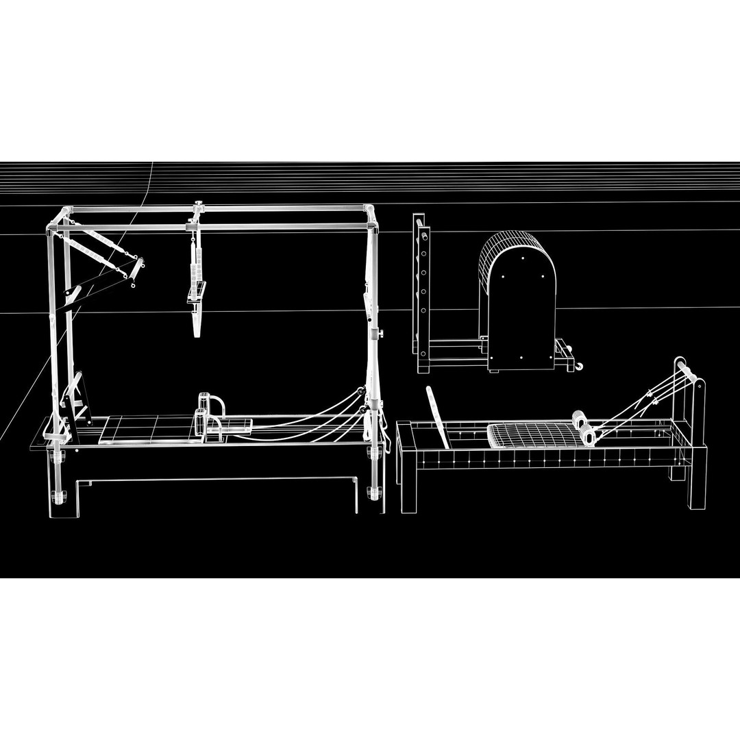 Medical Rehabilitation Bed 3D Model – Realistic Furniture Asset, FBX