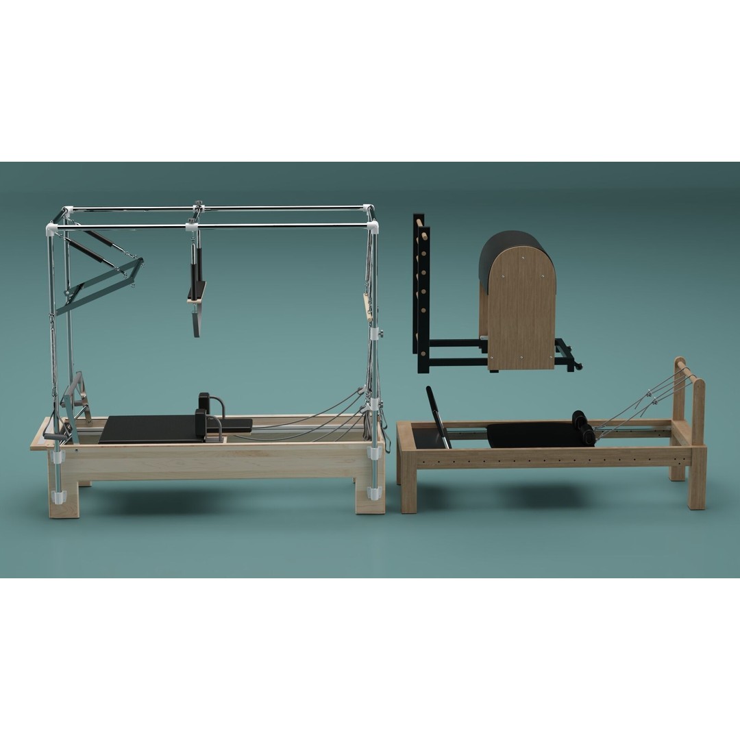 Medical Rehabilitation Bed 3D Model – Realistic Furniture Asset, FBX - View 3